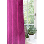 Load image into Gallery viewer, McAlister Textiles Matt Fuchsia Pink Velvet Curtains Tailored Curtains