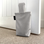 Load image into Gallery viewer, McAlister Textiles Albany Soft Grey Doorstop Doorstops