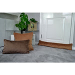 Load image into Gallery viewer, McAlister Textiles Matt Mocha Brown Piped Velvet Cushion Cushions and Covers