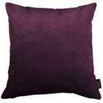 Load image into Gallery viewer, McAlister Textiles Matt Aubergine Purple Velvet Modern Look Plain Cushion Cushions and Covers