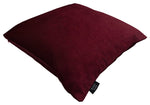 Load image into Gallery viewer, McAlister Textiles Matt Wine Red Velvet Modern Look Plain Cushion Cushions and Covers