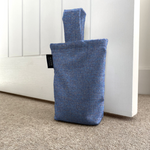 Load image into Gallery viewer, McAlister Textiles Roma Blue Doorstop Doorstops