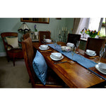 Load image into Gallery viewer, McAlister Textiles Matt Petrol Blue Piped Velvet Cushion Cushions and Covers