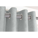 Load image into Gallery viewer, McAlister Textiles Matt Dove Grey Velvet Curtains Tailored Curtains
