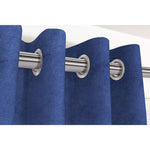 Load image into Gallery viewer, McAlister Textiles Matt Navy Blue Velvet Curtains Tailored Curtains