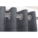 Load image into Gallery viewer, McAlister Textiles Matt Charcoal Grey Velvet Curtains Tailored Curtains