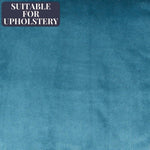 Load image into Gallery viewer, McAlister Textiles Matt Duck Egg Blue Velvet Fabric Fabrics