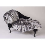 Load image into Gallery viewer, McAlister Textiles Crushed Velvet Silver Fabric Fabrics