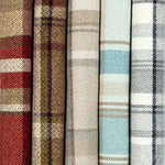 Load image into Gallery viewer, McAlister Textiles Heritage Tartan Beige Cream Curtain Fabric Fabrics