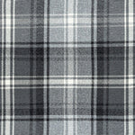 Load image into Gallery viewer, McAlister Textiles Angus Charcoal Grey Tartan Check Curtain Fabric Fabrics