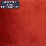 Load image into Gallery viewer, McAlister Textiles Matt Rust Red Orange Velvet Fabric Fabrics