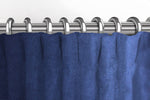 Load image into Gallery viewer, McAlister Textiles Matt Navy Blue Velvet Curtains Tailored Curtains