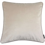Load image into Gallery viewer, McAlister Textiles Matt Champagne Gold Contrast Piped Velvet Cushion Cushions and Covers