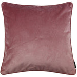 Load image into Gallery viewer, McAlister Textiles Matt Blush Pink Piped Velvet Cushion Cushions and Covers