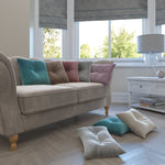 Load image into Gallery viewer, McAlister Textiles Matt Soft Silver Velvet Roman Blind Roman Blinds