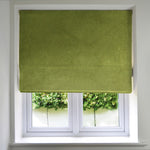 Load image into Gallery viewer, McAlister Textiles Matt Lime Green Velvet Roman Blind Roman Blinds