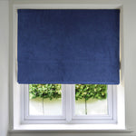 Load image into Gallery viewer, McAlister Textiles Matt Navy Blue Velvet Roman Blind Roman Blinds