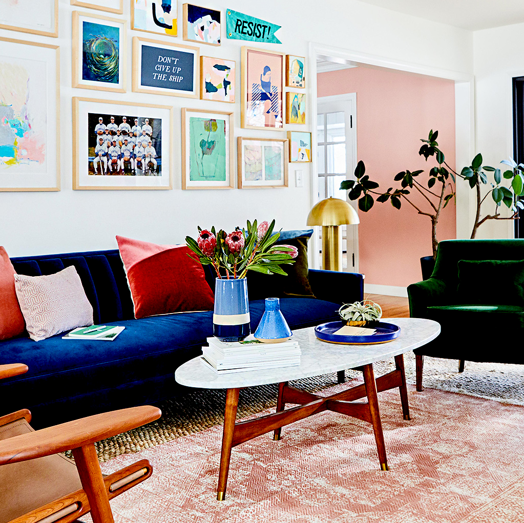 Creative colour combinations for a living room