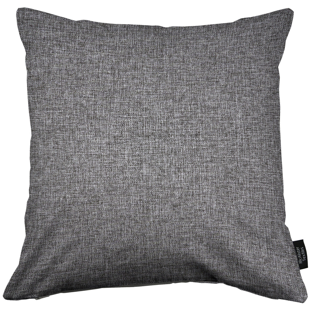 McAlister Textiles Albany Charcoal Woven Cushion Cushions and Covers 