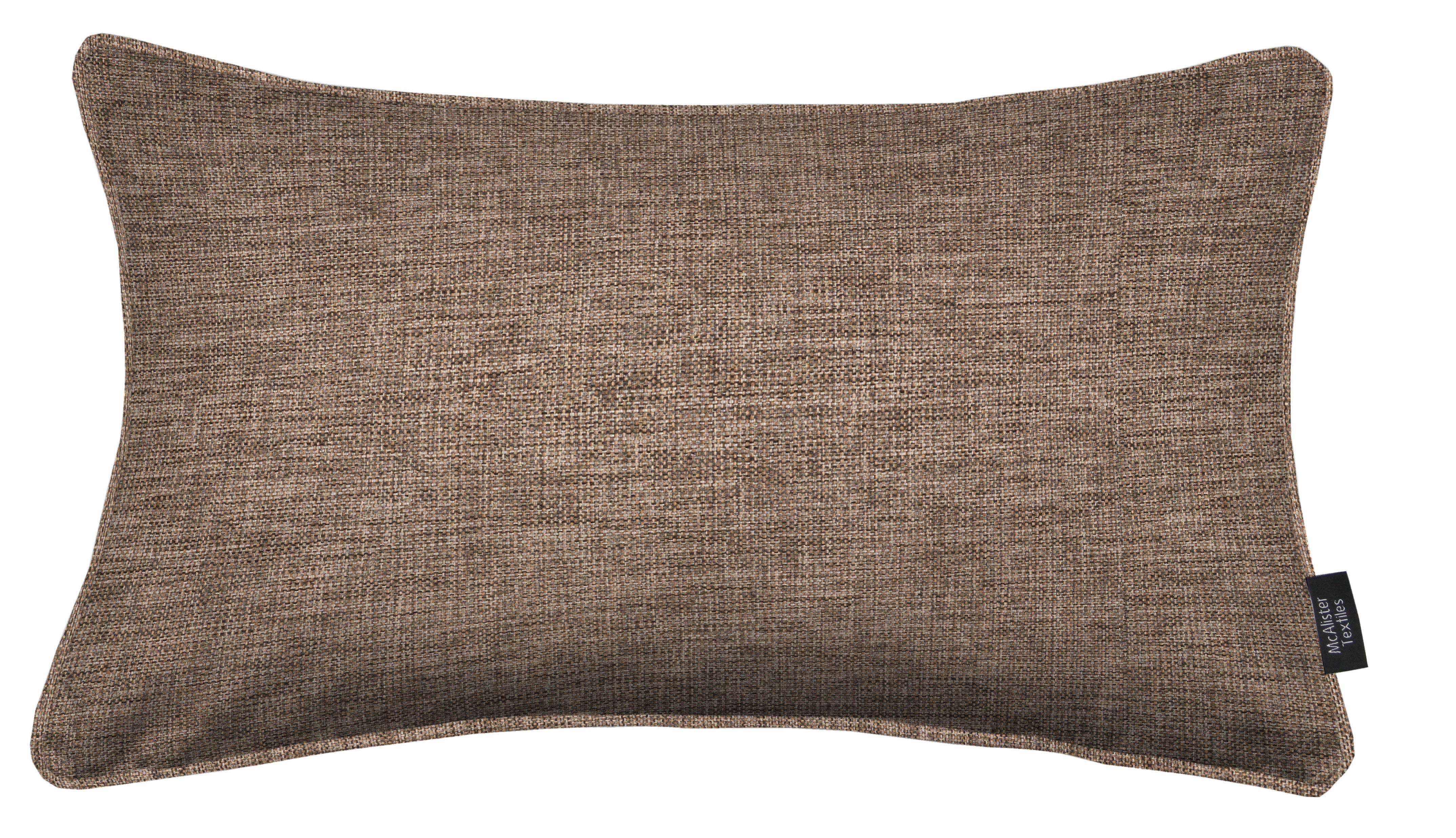 McAlister Textiles Albany Chocolate Brown Piped Cushion Cushions and Covers 