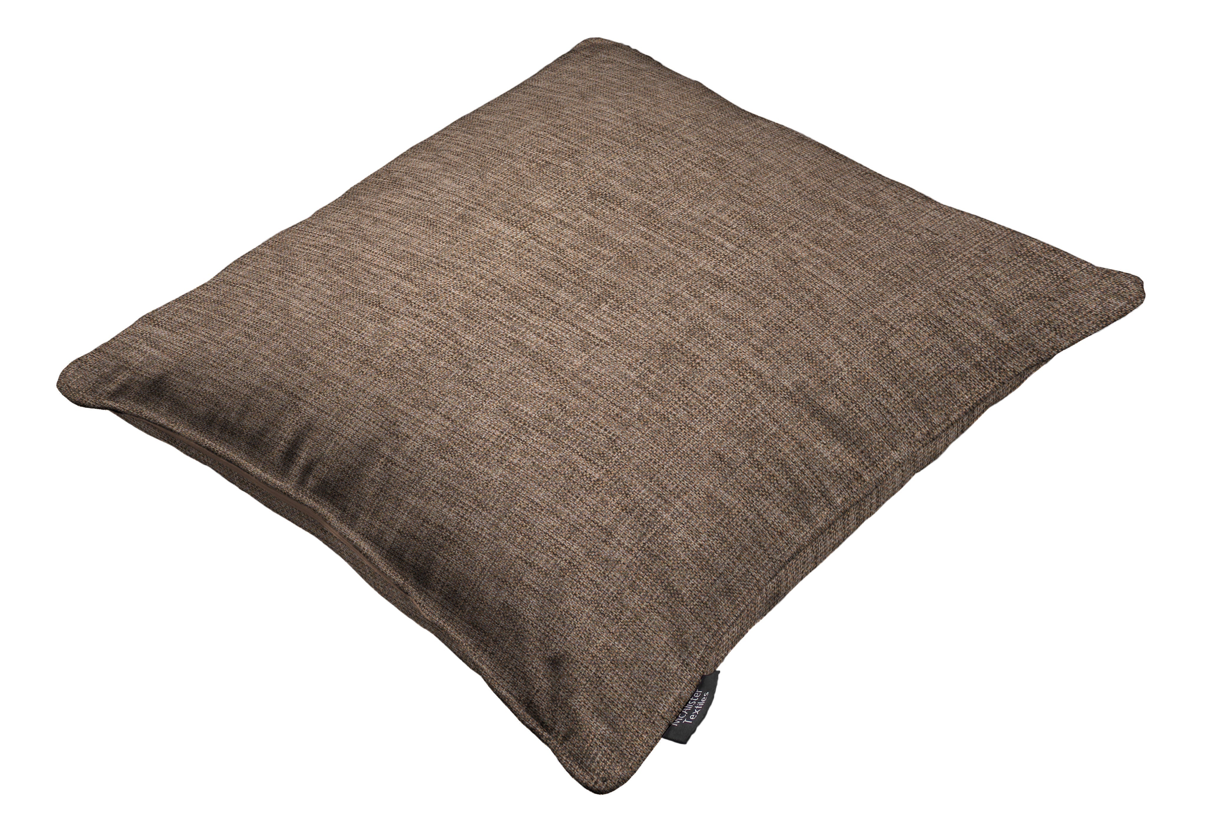 McAlister Textiles Albany Chocolate Brown Piped Cushion Cushions and Covers 