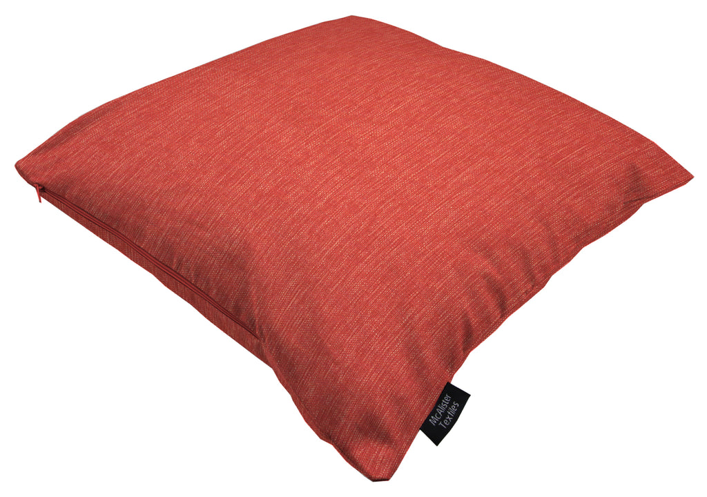 McAlister Textiles Albany Red Woven Cushion Cushions and Covers 