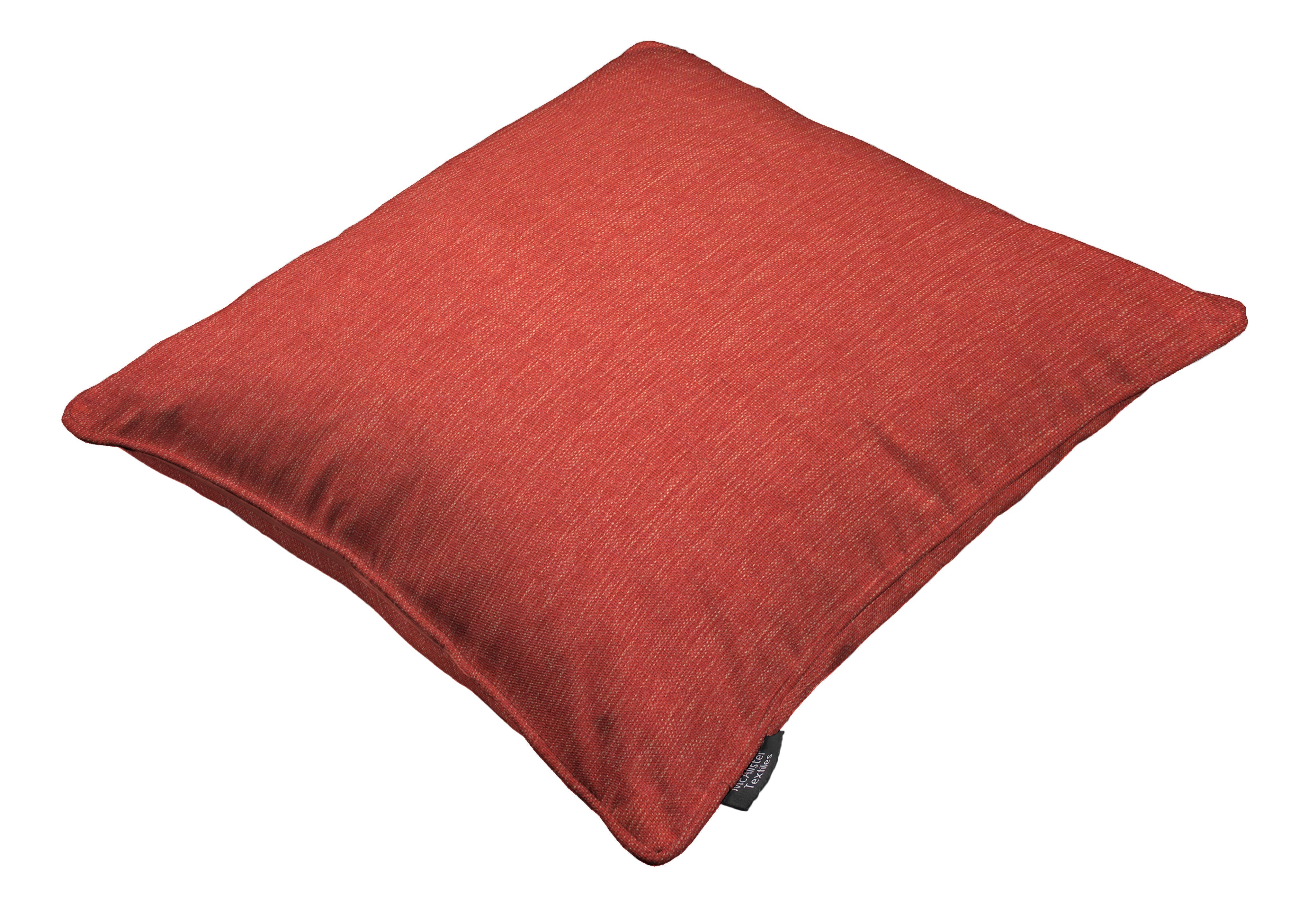 McAlister Textiles Albany Red Piped Cushion Cushions and Covers 