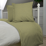 Load image into Gallery viewer, McAlister Textiles Albany Sage Green Bed Runners Throws and Runners 
