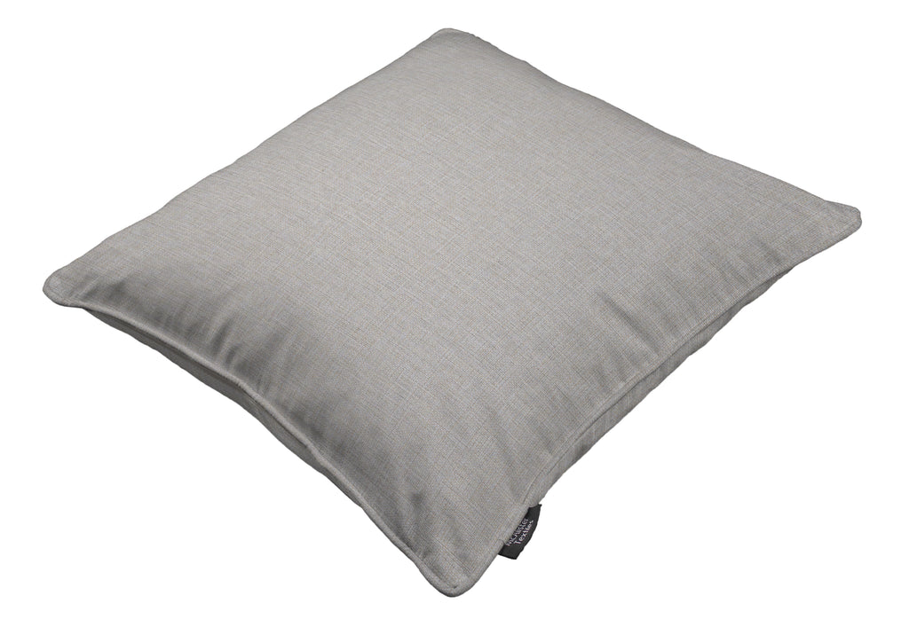 McAlister Textiles Albany Soft Grey Piped Cushion Cushions and Covers 