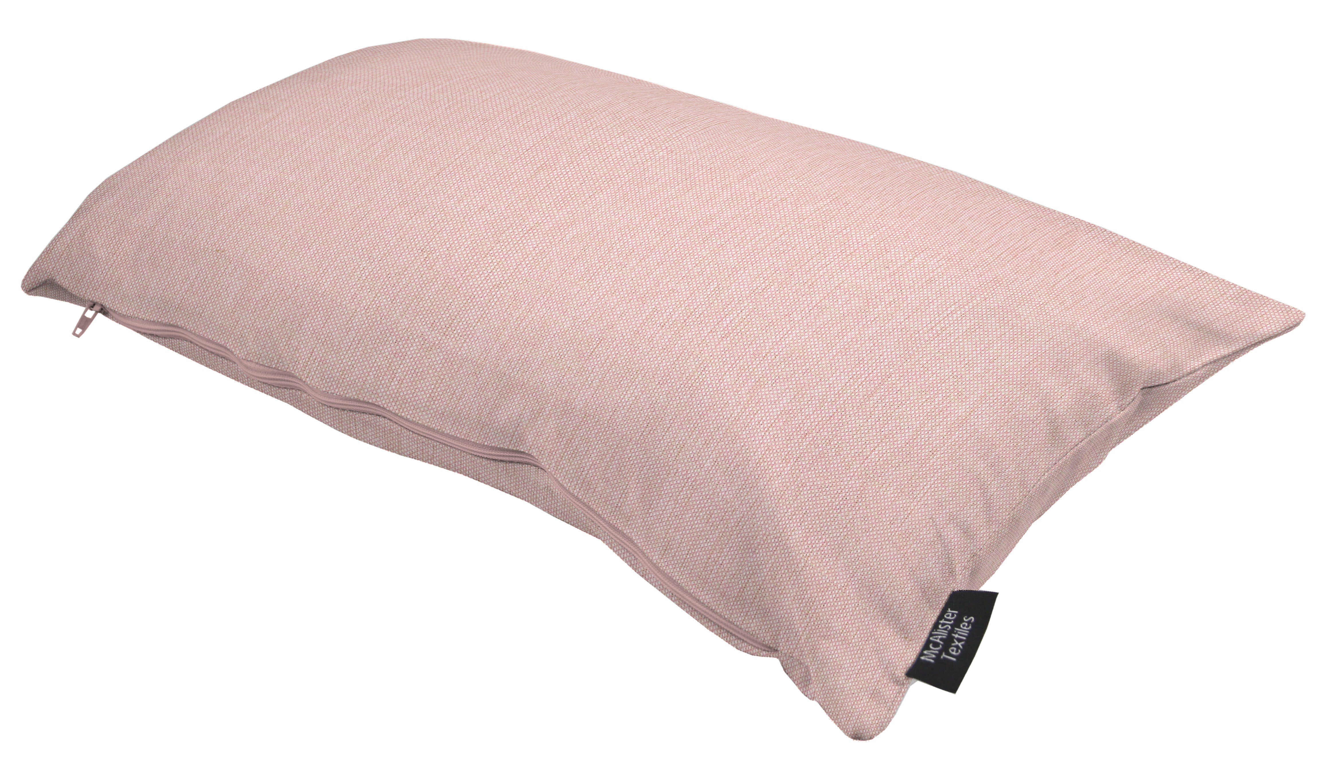 McAlister Textiles Albany Blush Pink Woven Cushion Cushions and Covers 