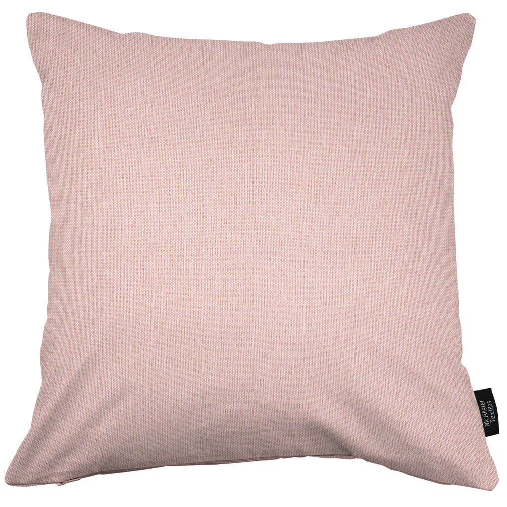 McAlister Textiles Albany Blush Pink Woven Cushion Cushions and Covers 