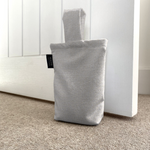 Load image into Gallery viewer, McAlister Textiles Albany Soft Grey Doorstop Doorstops 
