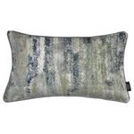 Load image into Gallery viewer, McAlister Textiles Aura Grey Natural Printed Velvet Pillow Pillow 
