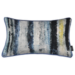 Load image into Gallery viewer, McAlister Textiles Aura Navy Blue Printed Velvet Pillow Pillow 
