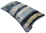 Load image into Gallery viewer, McAlister Textiles Aura Navy Blue Printed Velvet Pillow Pillow 
