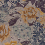 Load image into Gallery viewer, McAlister Textiles Blooma Blue, Grey and Ochre Floral Pillow Pillow 
