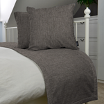 Load image into Gallery viewer, McAlister Textiles Capri Charcoal Bed Runners Throws and Runners 
