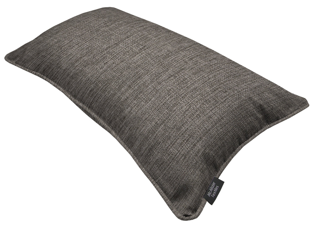 McAlister Textiles Capri Charcoal Piped Cushion Cushions and Covers 