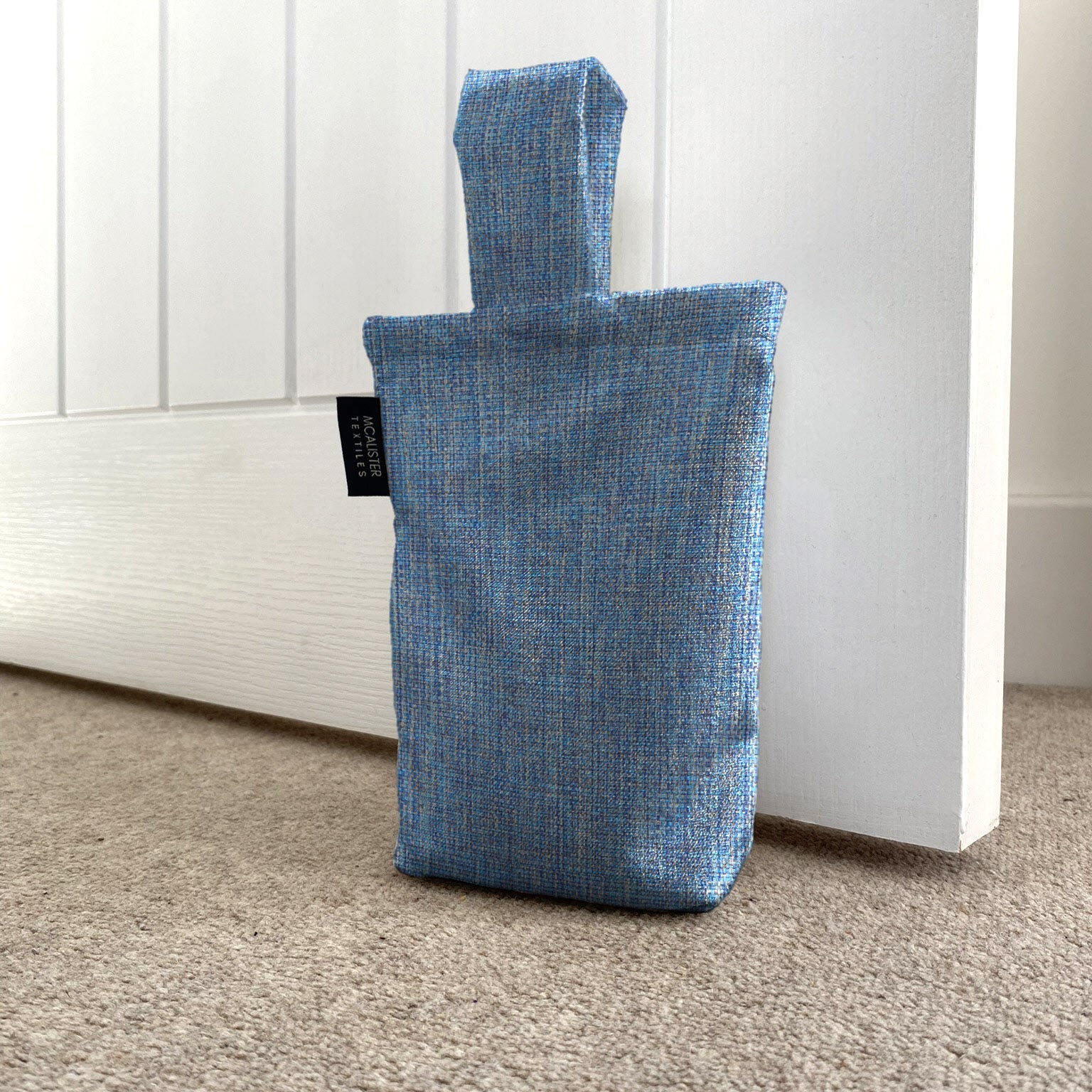 McAlister Textiles Capri Mid Blue Doorstop Doorstops 