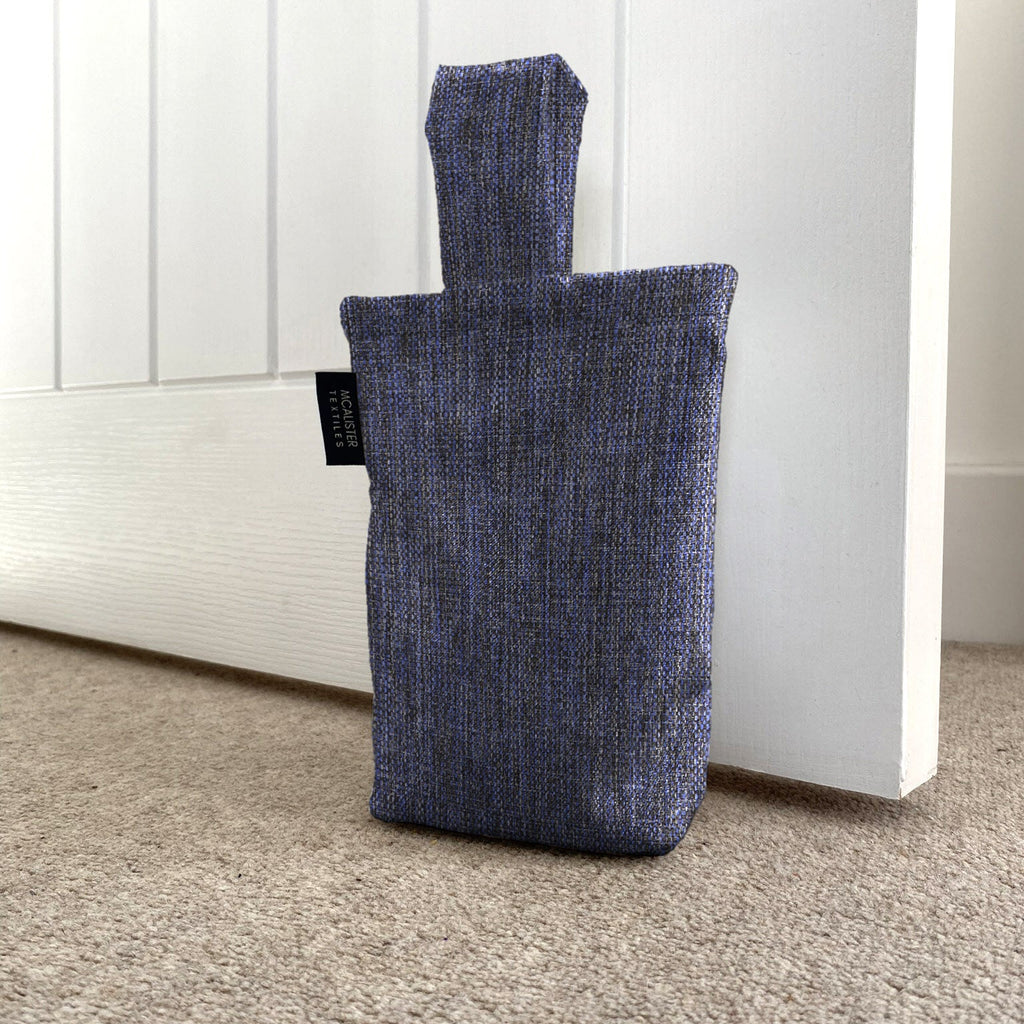 McAlister Textiles Capri Navy Blue Doorstop Doorstops 