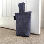 Load image into Gallery viewer, McAlister Textiles Capri Navy Blue Doorstop Doorstops 
