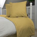 Load image into Gallery viewer, McAlister Textiles Capri Ochre Yellow Bed Runners Throws and Runners 
