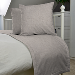 Load image into Gallery viewer, McAlister Textiles Capri Soft Grey Bed Runners Throws and Runners 
