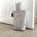 Load image into Gallery viewer, McAlister Textiles Capri Soft Grey Doorstop Doorstops 
