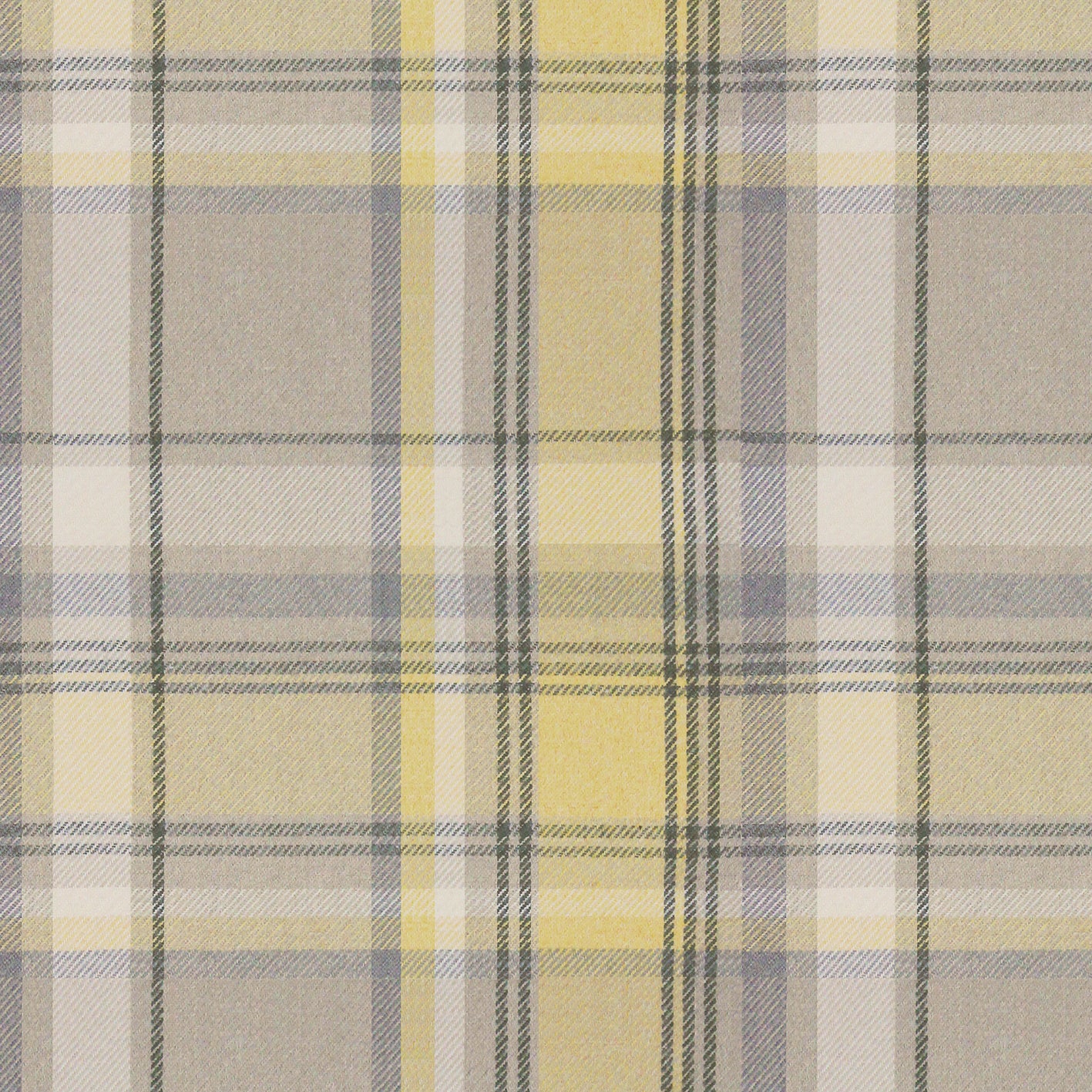 McAlister Textiles Heritage Yellow + Grey Tartan Draught Excluder Draught Excluders 