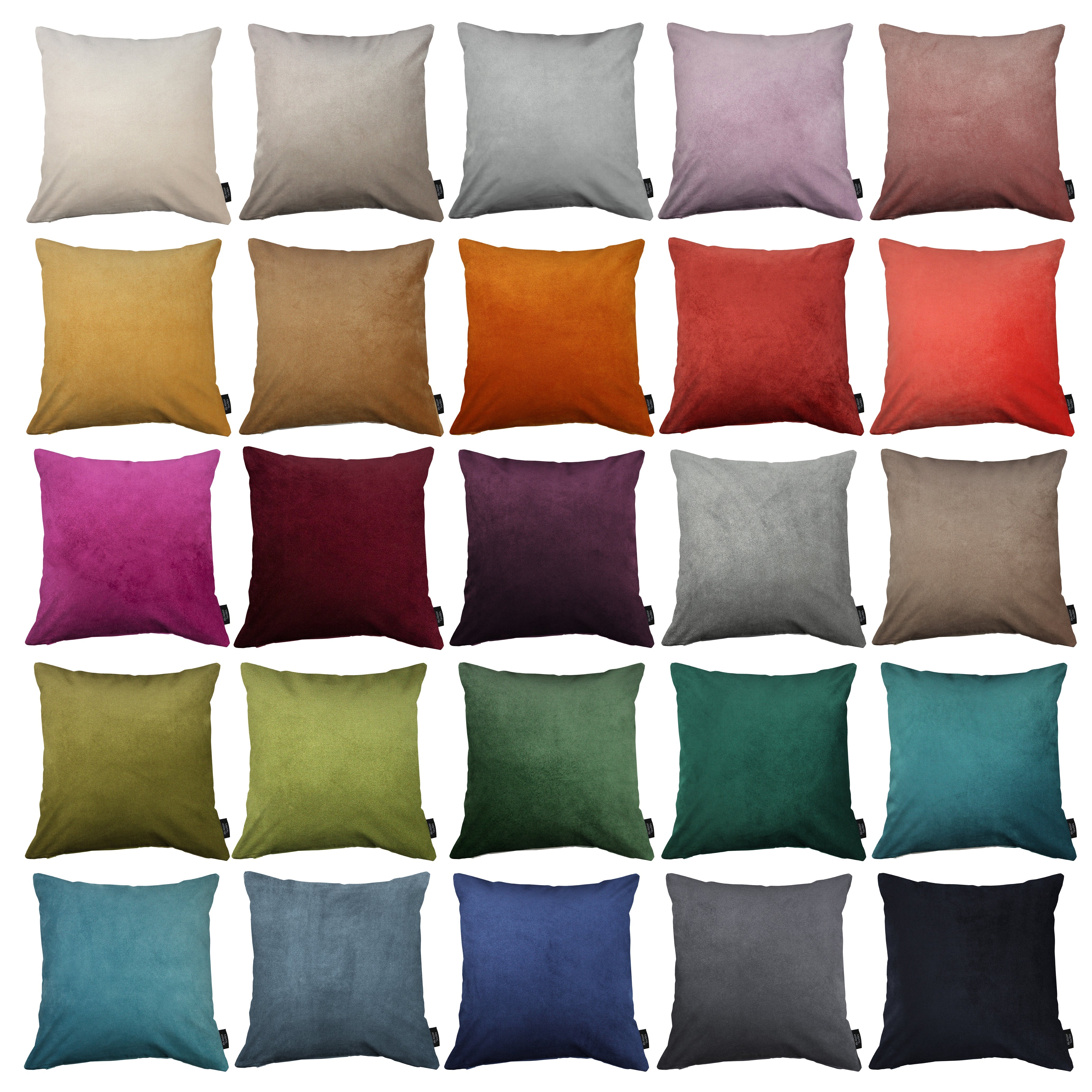 McAlister Textiles Matt Petrol Blue Velvet Modern Look Plain Cushion Cushions and Covers 