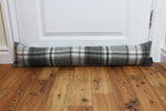 Load image into Gallery viewer, McAlister Textiles Heritage Charcoal Grey Tartan Draught Excluder Draught Excluders 
