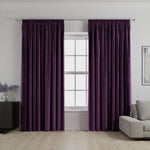 Load image into Gallery viewer, McAlister Textiles Matt Aubergine Purple Velvet Curtains mw_product_option_cloned 
