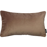 Load image into Gallery viewer, McAlister Textiles Matt Mocha Brown Piped Velvet Cushion Cushions and Covers 
