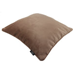 Load image into Gallery viewer, McAlister Textiles Matt Mocha Brown Piped Velvet Cushion Cushions and Covers 
